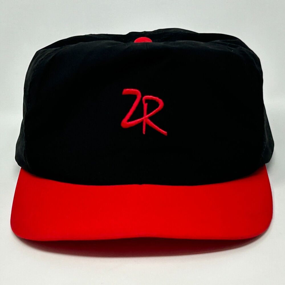 Vintage 90s ZR Zero Restriction Gore-Tex Hat Baseball Cap Golfer Snapback Black
